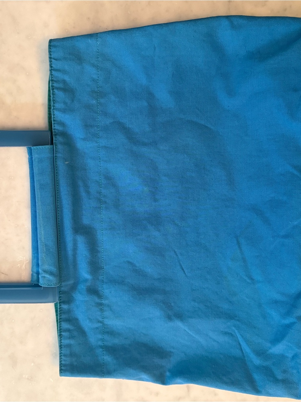 Armani Exchange Teal Cotton Top